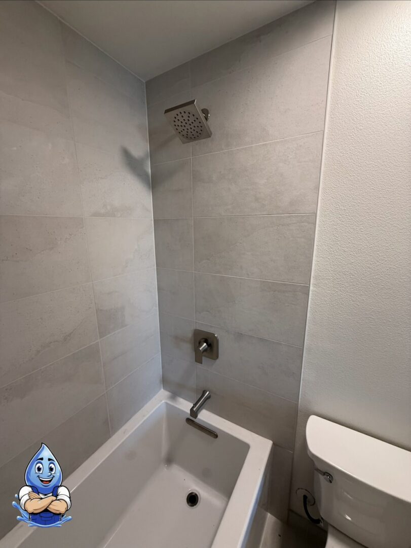 Finished bathroom remodel following professional plumbing work in Murrieta California