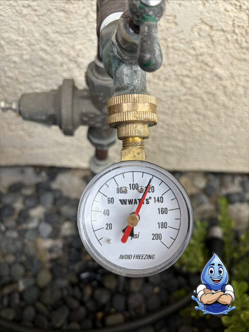 High water pressure affecting plumbing parts in older Murrieta homes